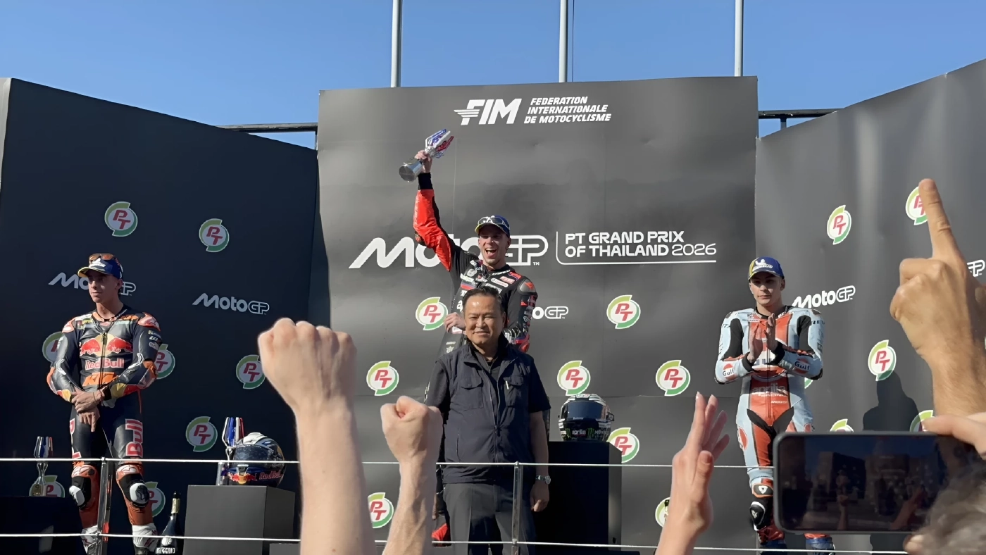 "นายกฯ" ควง "เนวิน" เปิดงานโมโตจีพี 2026 ก่อนมอบรางวัลผู้ชนะ