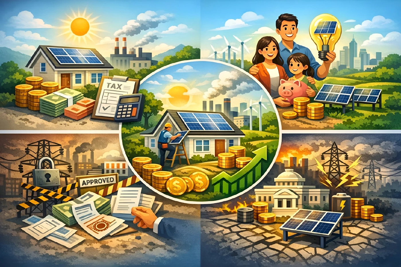 "ก.พลังงาน" งัดแผน "ประหยัดพลังงาน พลัส ยกกำลัง 2" สู้วิกฤตโลก ลดหย่อนภาษีติดตั้ง "โซลาร์รูฟท็อป" สูงสุด 2 แ