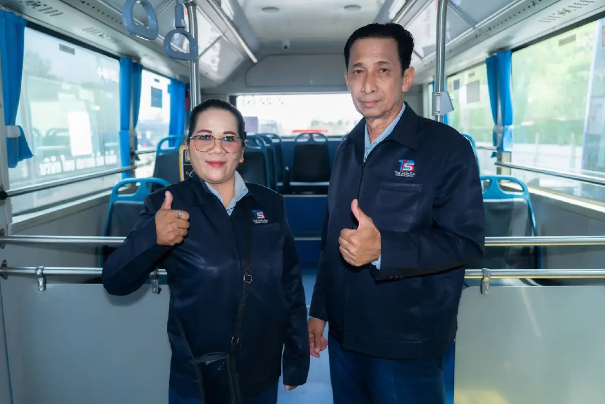 ไทย สมายล์ บัส คุมเข้มความปลอดภัยรับสงกรานต์ เช็กพร้อมทางเลือกสู้น้ำมันแพง