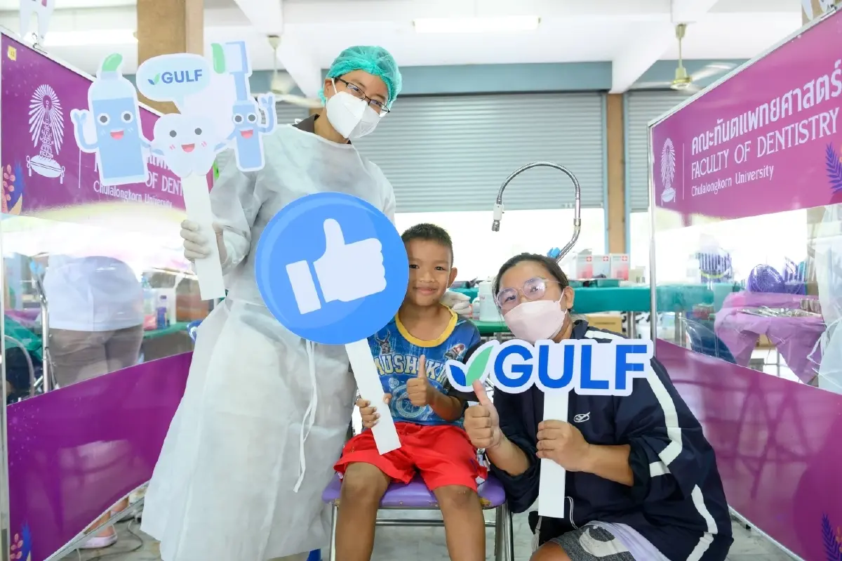 “GULF Sparks Smiles” ปี 6 เคลื่อนหน่วยทันตกรรมฟรีสู่ภูมิภาคชวนชุมชน อ.กบินทร์บุรี จ.ปราจีนบุรี มาสร้างรอยยิ้มสดใส วันที่ 6 – 7 พ.ค. 69