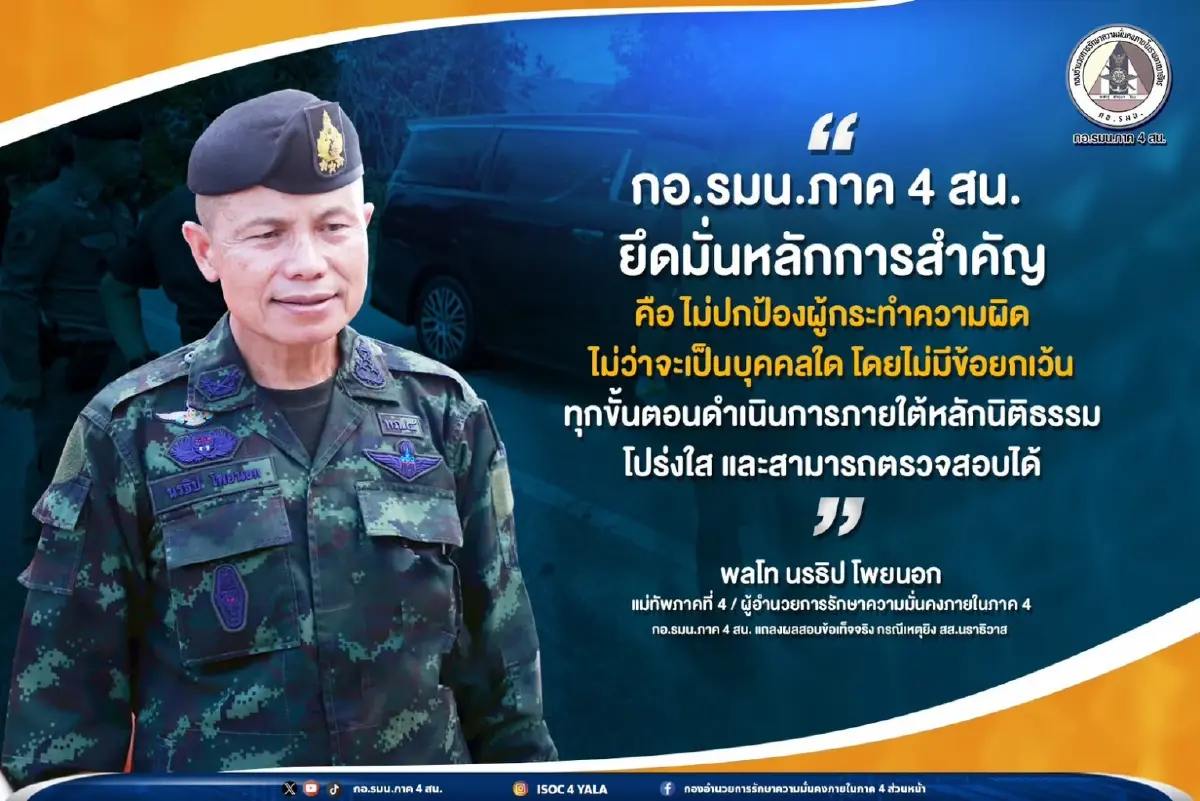 ปอเนาะสงขลาเดือด! ยื่นย้ายแม่ทัพ 4 พ้นพื้นที่—ขู่ตัดสัมพันธ์ความมั่นคง