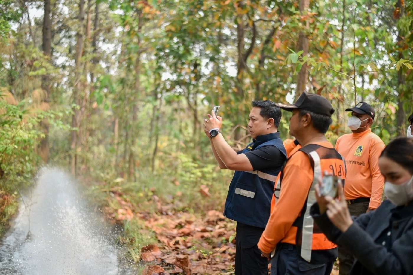 ปภ. รุกสร้าง "ป่าเปียก" สู้ไฟป่าเหนือ-สกัดฝุ่น PM 2.5