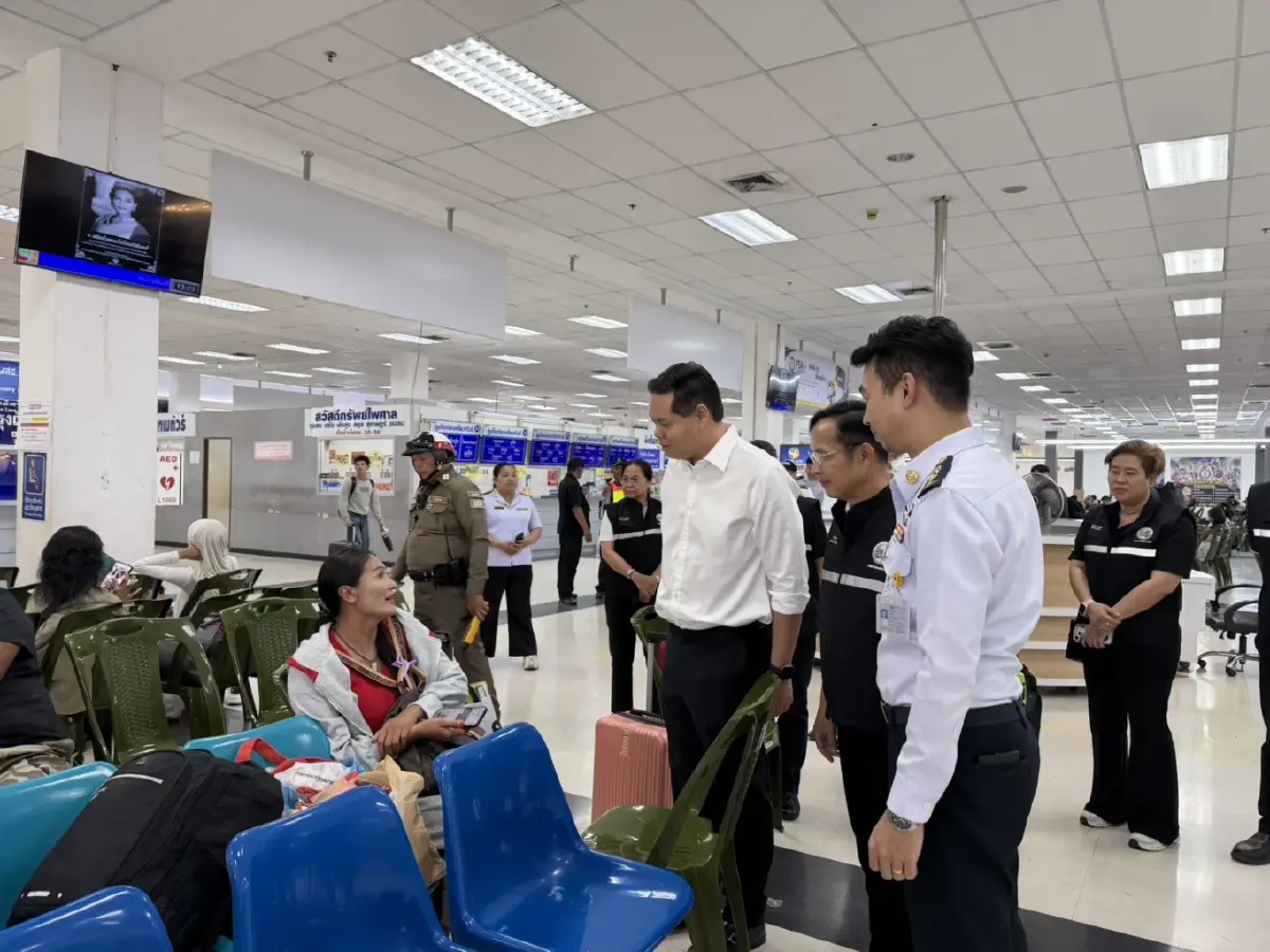 "สรรเพชญ" ลุยสายใต้! คุมเข้มความปลอดภัยรับสงกรานต์ 69