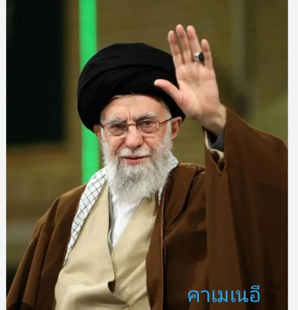 อายะตุลลอฮ์ คาเมเนอี ผู้นำสูงสุดของอิหร่าน