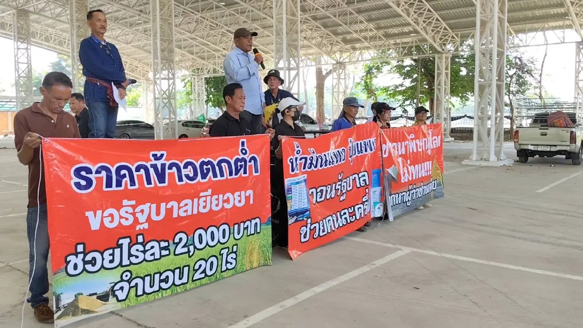 ไม่ไหวแล้ว! "ชาวนาพิษณุโลก" บุกจี้รัฐคุม "น้ำมัน-ปุ๋ยแพง" แต่ "ข้าวถูก" ก่อนสิ้นเนื้อประดาตัว