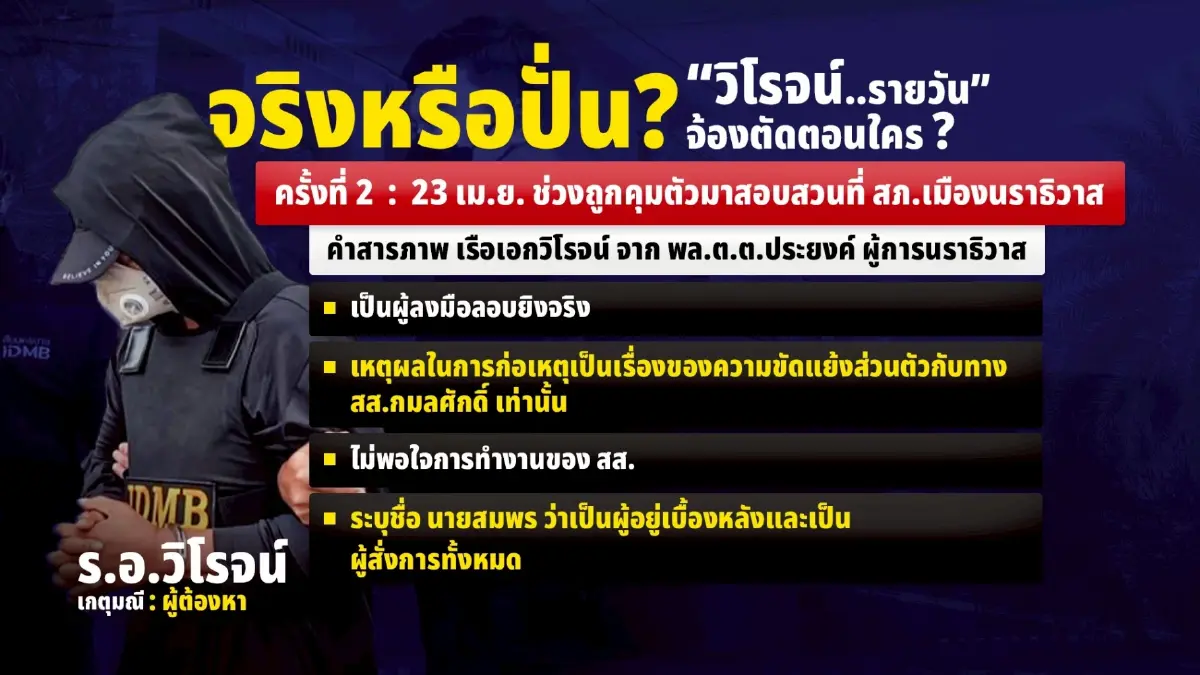 จริงหรือปั่น? นักอาชญาวิทยา ถอดรหัสวาทะ "เรือเอกวิโรจน์"