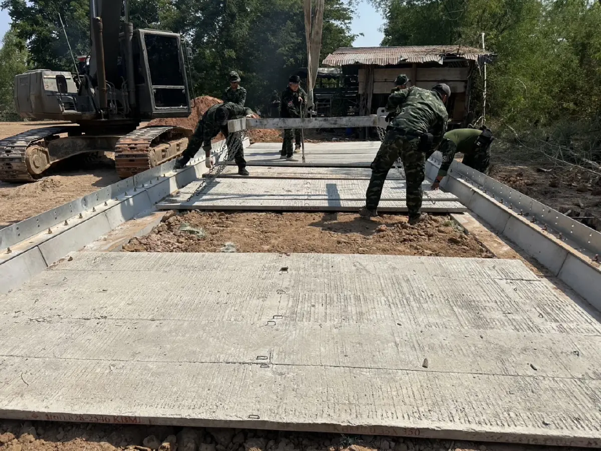 ประชาชนต้องปลอดภัย! ผบ.ทบ. สั่งเร่งสร้าง 182 หลุมหลบภัย เสริมมั่นคง "ชายแดนไทย-กัมพูชา"