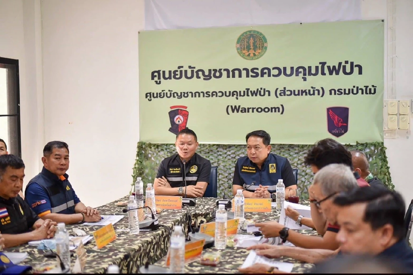 ปภ. ผนึกกำลัง "เหยี่ยวไฟ-KA32" ลุยสยบไฟป่า “ลำปาง” คืนอากาศดี