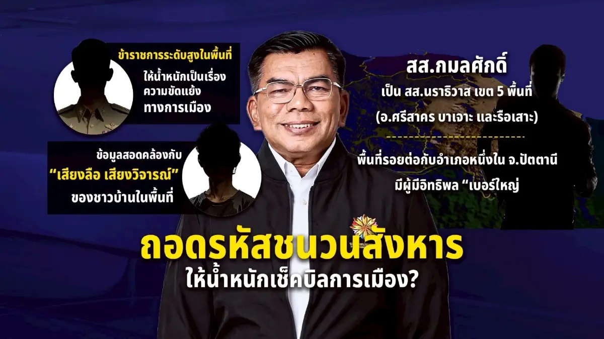 ผ่าทีมสังหาร สส. อดีตแก๊งลูกประดู่ แผนประทุษกรรมมืออาชีพ พุ่งปมการเมือง