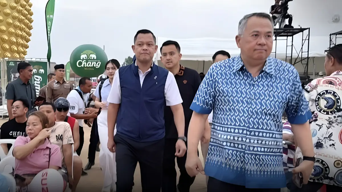 “ธนกร” ลงพื้นที่มหาสารคาม ชูผลงานรัฐ มั่นใจ “อนุทิน” แก้ ศก.ได้