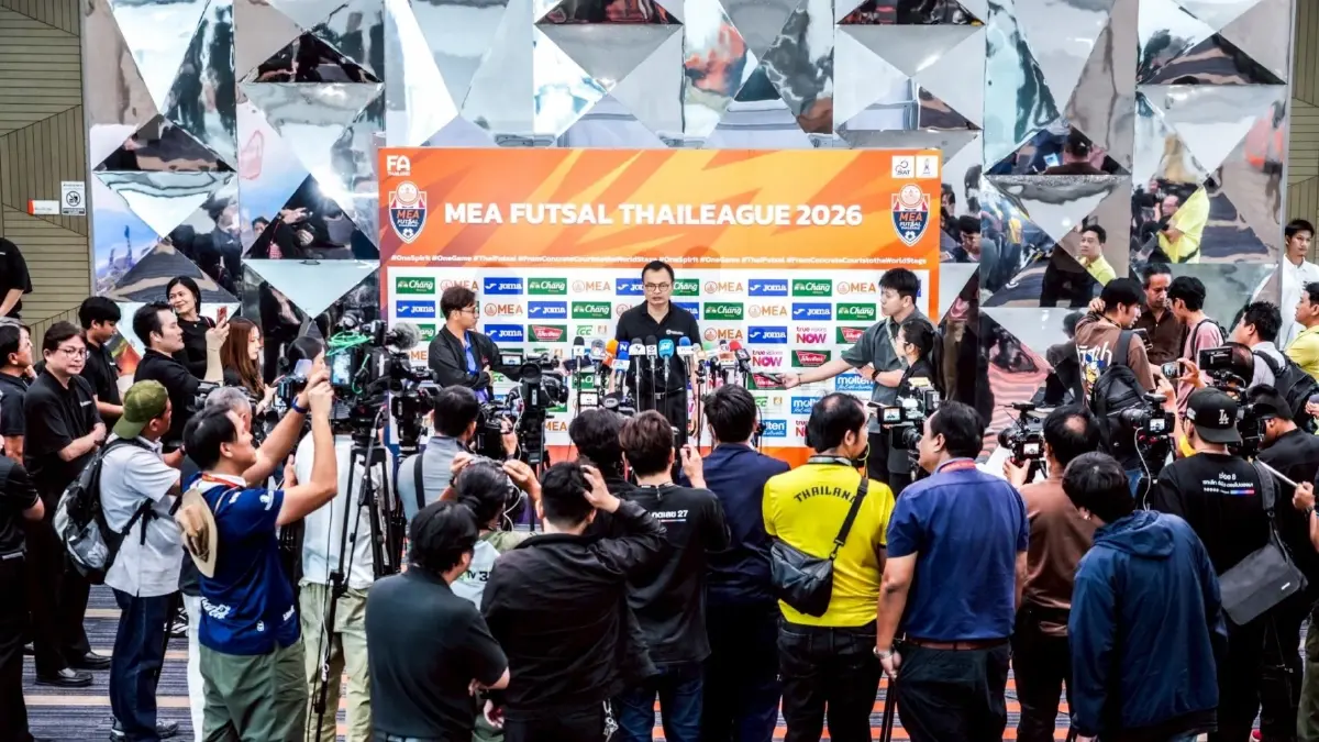 MEA หนุน Futsal Thai League 2026 ต่อเนื่องปีที่ 3 จุดพลังกีฬาไทยสู่เบอร์ต้นเอเชีย ดัน Soft Power พร้อมเปิดเวทีสานฝันเยาวชน