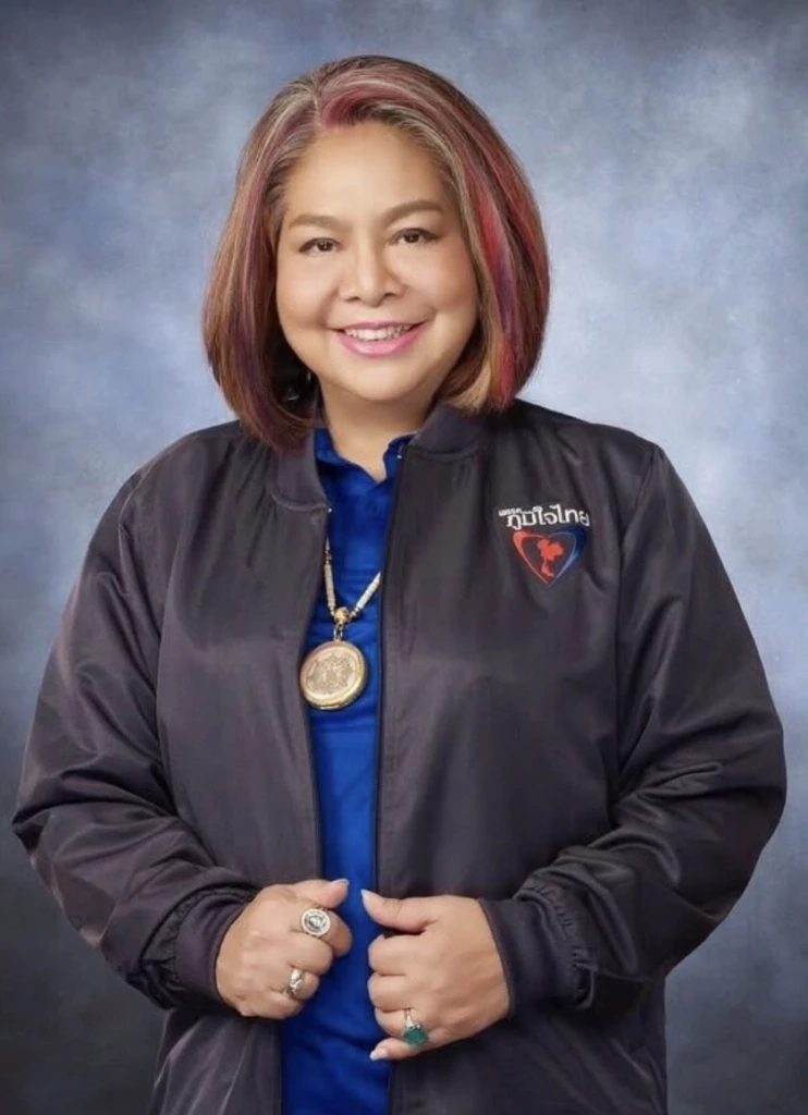 เจ๊เปี๊ยะ สมัยเป็นแม่ทัพน้ำเงิน ปี 2562