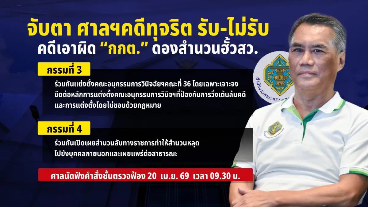 เช็กปฏิทินการเมือง 20-24 เม.ย. 69 ร้อนฉ่าหลังพ้นสงกรานต์