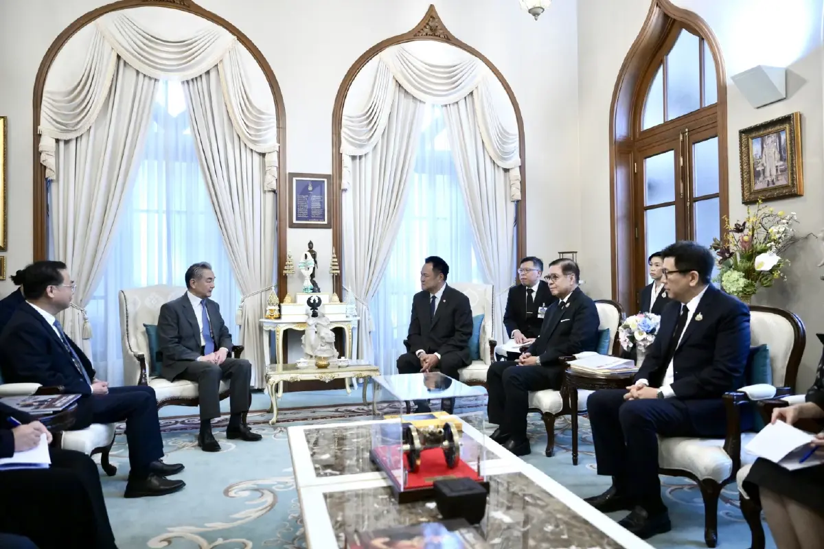 นายกฯ ต้อนรับ "หวัง อี้" เยือนไทย พร้อมหารือปราบสแกมเมอร์