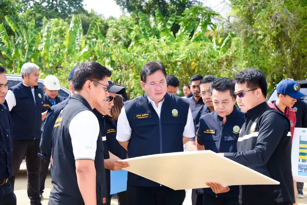 ชป.เร่งรัดงานก่อสร้างโครงการบรรเทาอุทกภัยเมืองนครศรีธรรมราช ย้ำ..ช่วยลดปัญหาน้ำท่วม