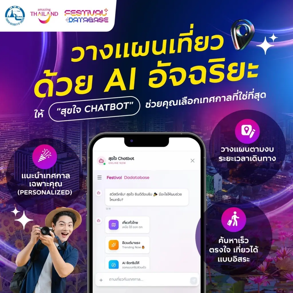 ททท. เดินหน้า "Festival Database Platform" ยกระดับข้อมูลเทศกาลไทย