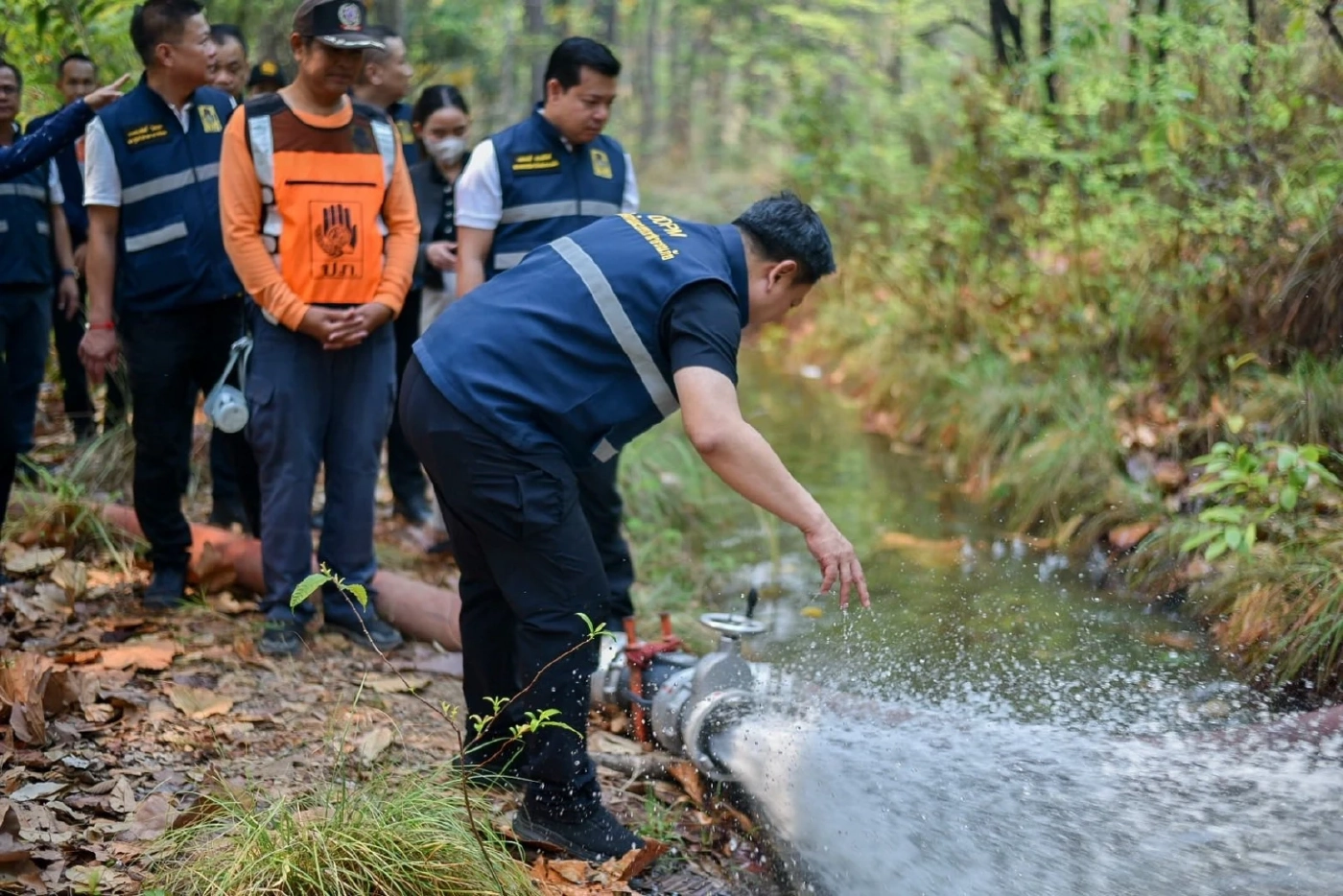 ปภ. รุกสร้าง "ป่าเปียก" สู้ไฟป่าเหนือ-สกัดฝุ่น PM 2.5
