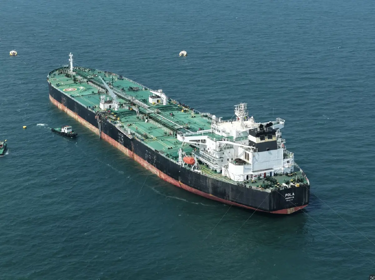 ถึงไทยแล้ว! "บางจากฯ" เผย "เรือขนน้ำมันดิบ" ตะวันออกกลาง 7 แสนบาร์เรล ถึงศรีราชา