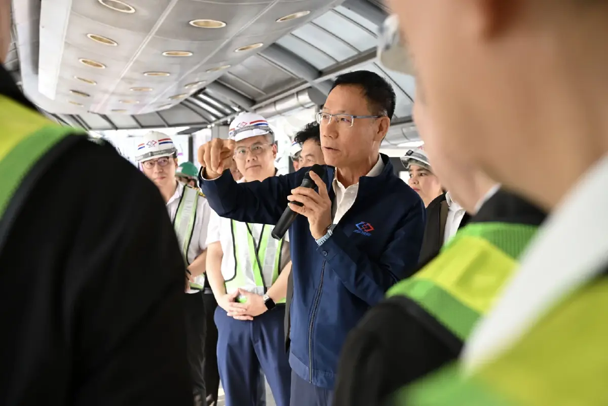 รฟม. ลงพื้นที่ตรวจความพร้อม ก่อนเริ่มปิดสะพานข้ามแยกประตูน้ำ สร้างรถไฟฟ้าสายสีส้มฯ