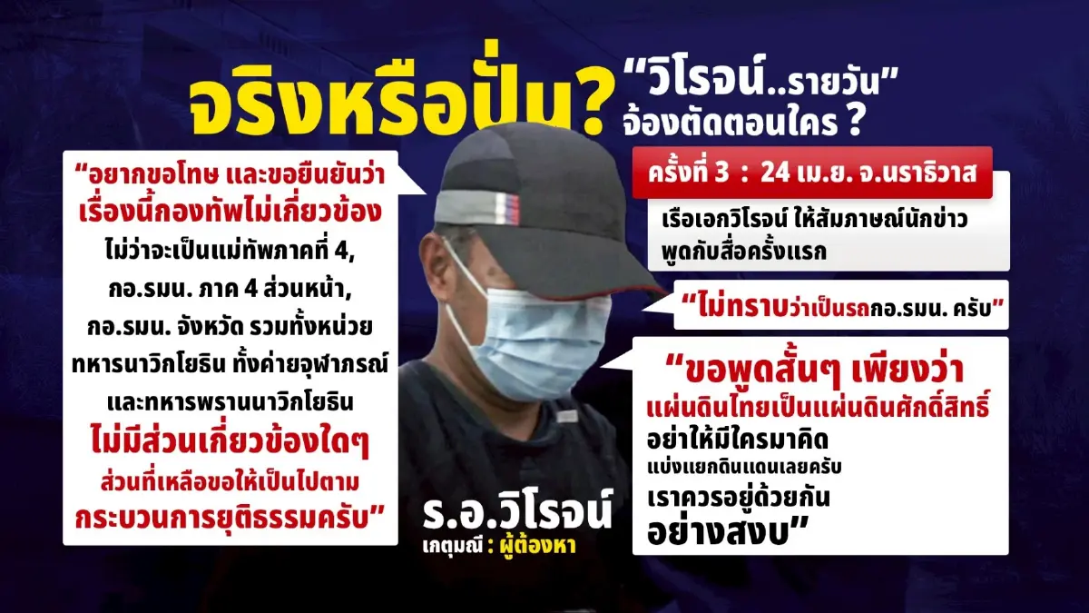 จริงหรือปั่น? นักอาชญาวิทยา ถอดรหัสวาทะ "เรือเอกวิโรจน์"