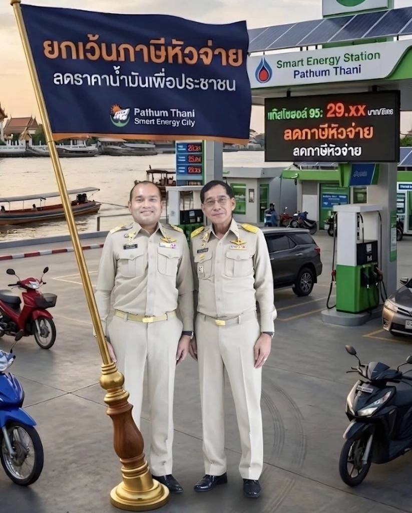 บิ๊กแจ๊ส และลูกชาย ตรีลุพธ์ นายกเทศมนตรีนครรังสิต เดินหน้าช่วยชาวบ้าน