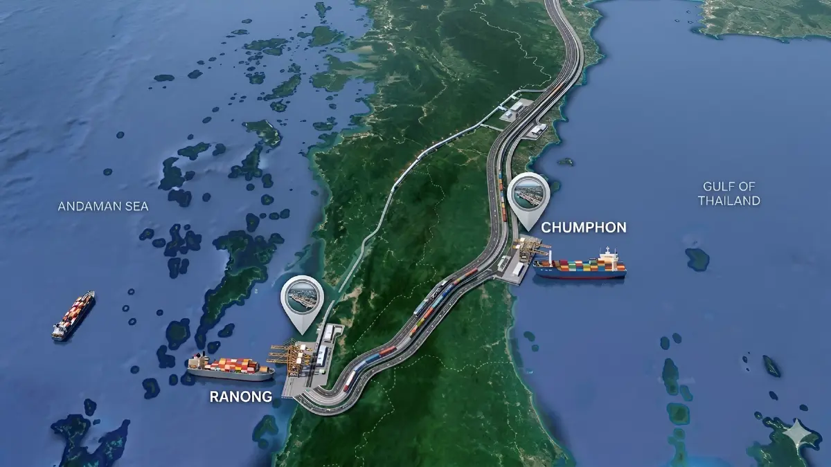 คมนาคมย้ำ ‘แลนด์บริดจ์’ มาถูกเวลา! ช่วยข้ามฝั่งประหยัด 5 วัน