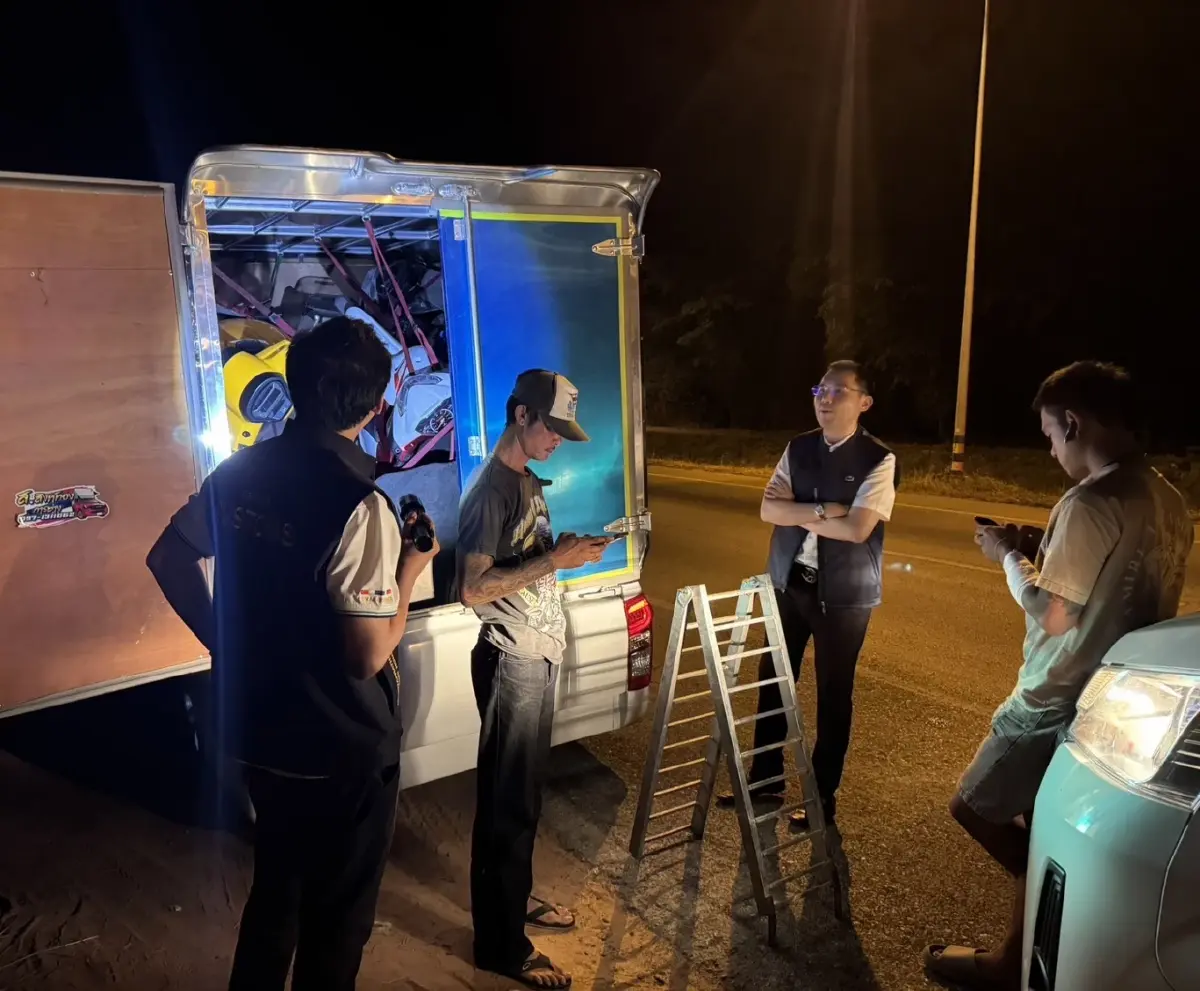 “ศุลกากรช่องจอม” ไล่ล่าแก๊งตู้ทึบ ซุก จยย. หวั่นลักในไทยส่งกัมพูชา