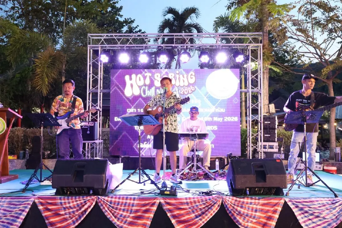 อบจ.ยะลา ชวนเที่ยว "Hot Spring Chill Market ครั้งที่ 2" ปักหมุดบ่อน้ำร้อนเบตง กระตุ้นเศรษฐกิจ-การท่องเที่ยวเชิงสุขภาพ 8-10 พฤษภาคมนี้