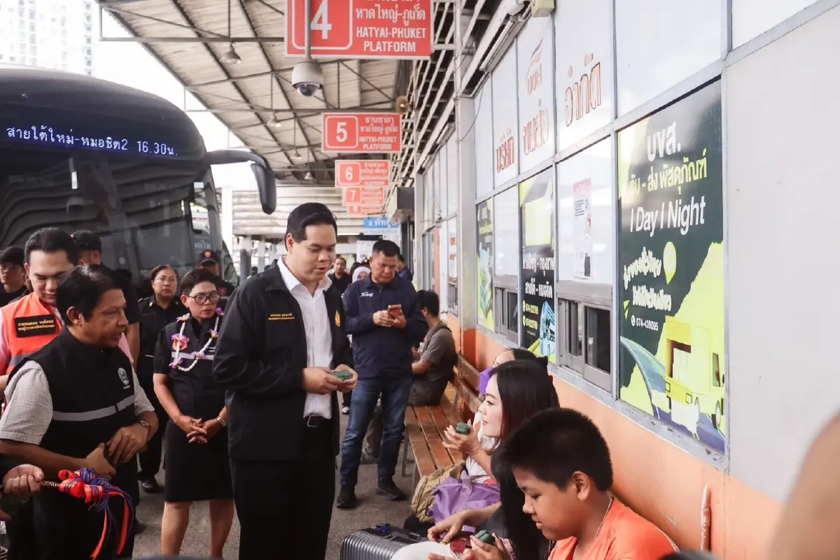 “สรรเพชญ” ตรวจสนามบิน–ขนส่งหาดใหญ่ คุมเข้มช่วงสงกรานต์