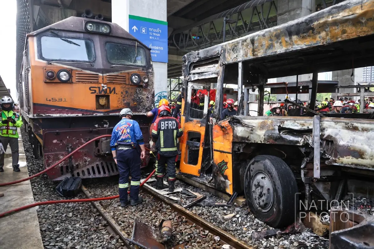 ผอ.ขสมก.เผยเยียวยาผู้เสียชีวิต รถไฟชนรถเมล์ รายละ 1.5 ล้าน