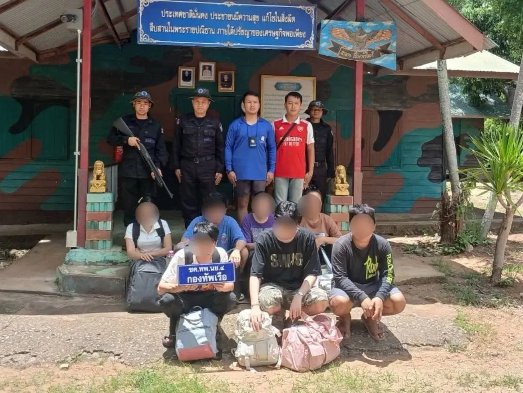 กองทัพเรือ สกัดจับ 7 คนไทย เตรียมลักลอบข้ามแดนไปกัมพูชา