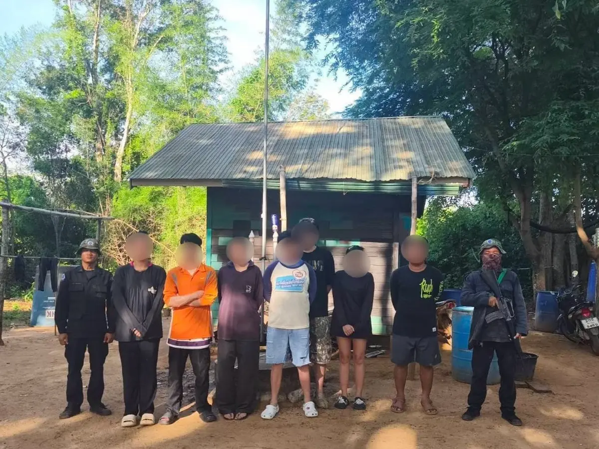 กองทัพเรือ สกัดจับ 7 คนไทย เตรียมลักลอบข้ามแดนไปกัมพูชา