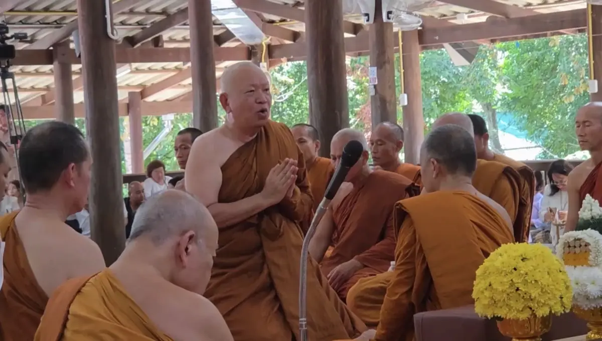 “ทรงศักดิ์” ประธานอุปสมบท “ราเชน” อดีต "อธิบดีฝนหลวง"
