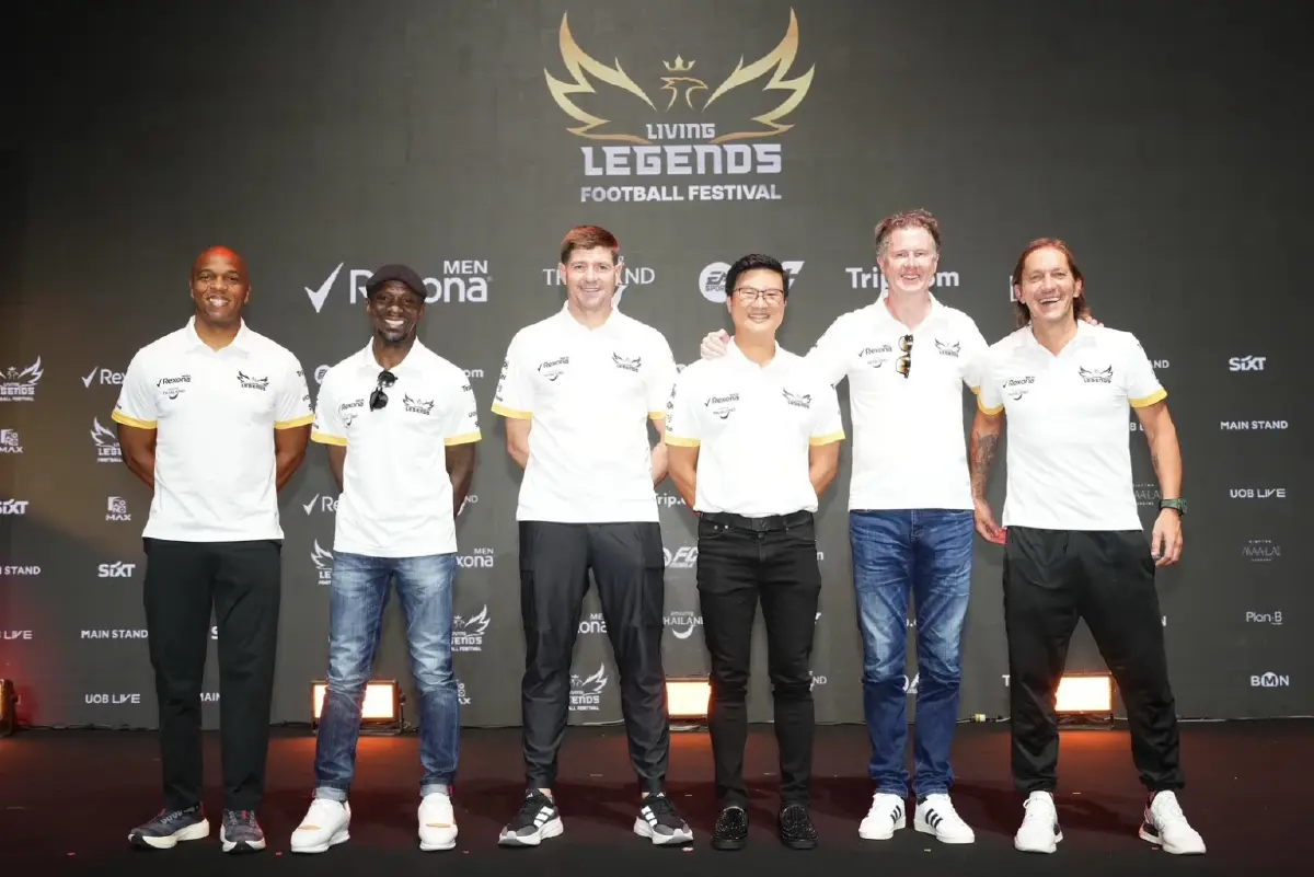 เจอร์ราร์ดนำทัพ! 5 ตำนานแข้งโลกบุกไทยระเบิดศึก Living Legends