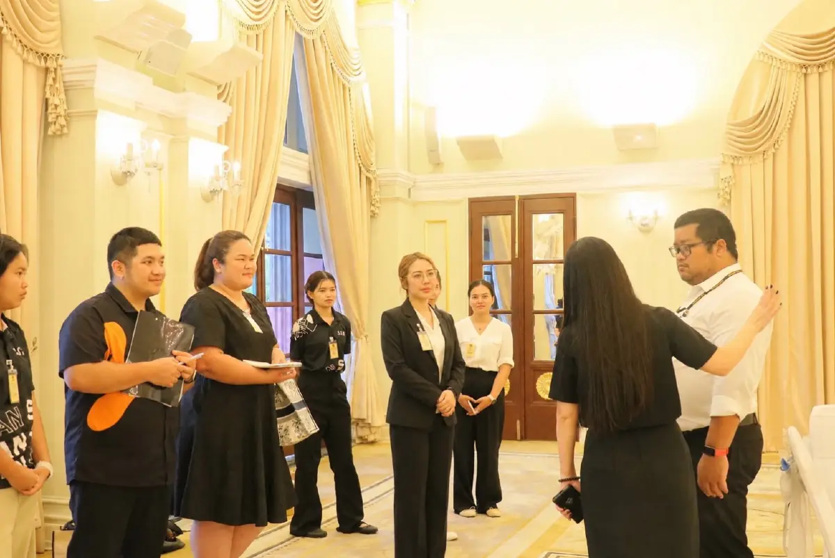 บรรยากาศการเตรียมงาน