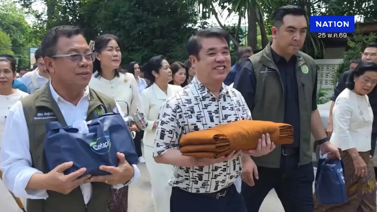 “ทรงศักดิ์” ประธานอุปสมบท “ราเชน” อดีต "อธิบดีฝนหลวง"