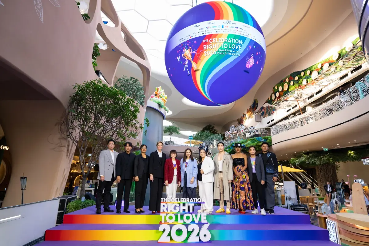 สยามพิวรรธน์ ผนึก บางกอกไพรด์ ทุ่มจัดใหญ่ "Right to Love 2026" ปักหมุดไทยสู่ World Pride 2030