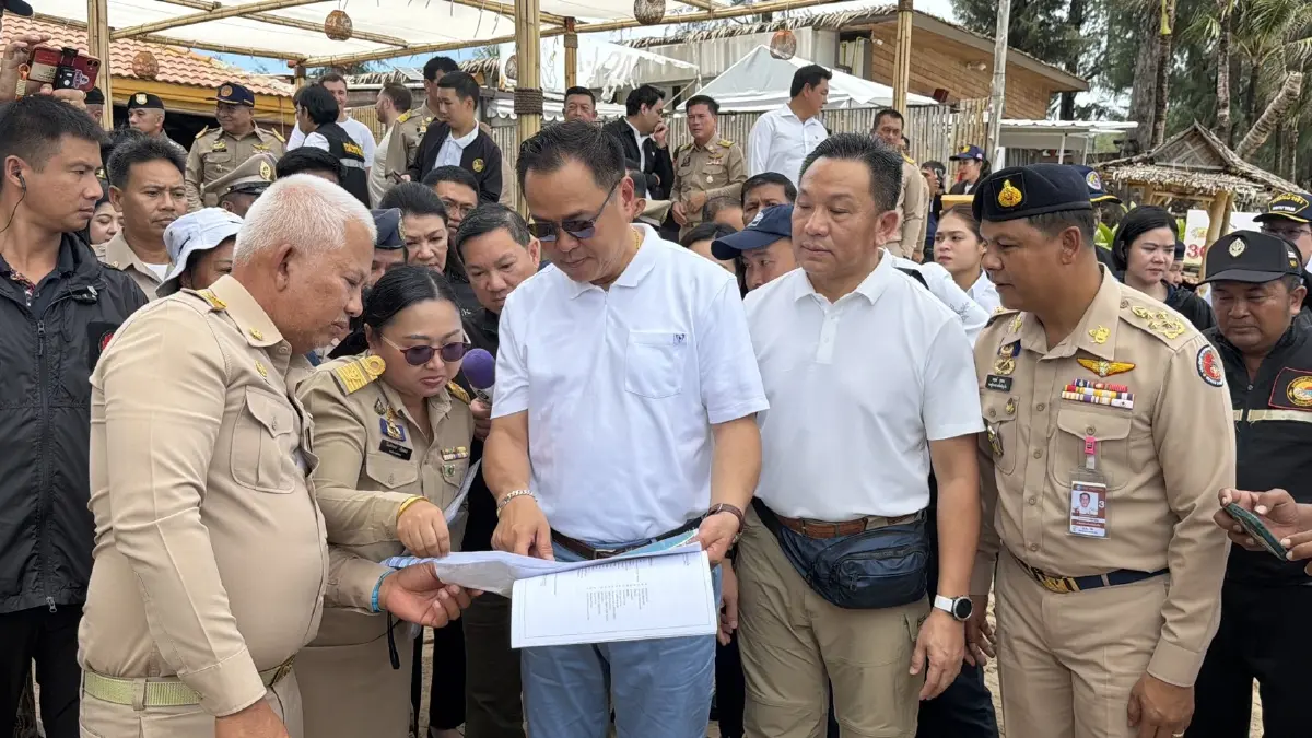 กวาดล้างมาเฟีย! "อนุทิน" บินด่วนภูเก็ต! สั่งทวงคืน "หาดบางเทา-หาดฟรีดอม" ฟันยับนายทุนรุกที่สาธารณะ