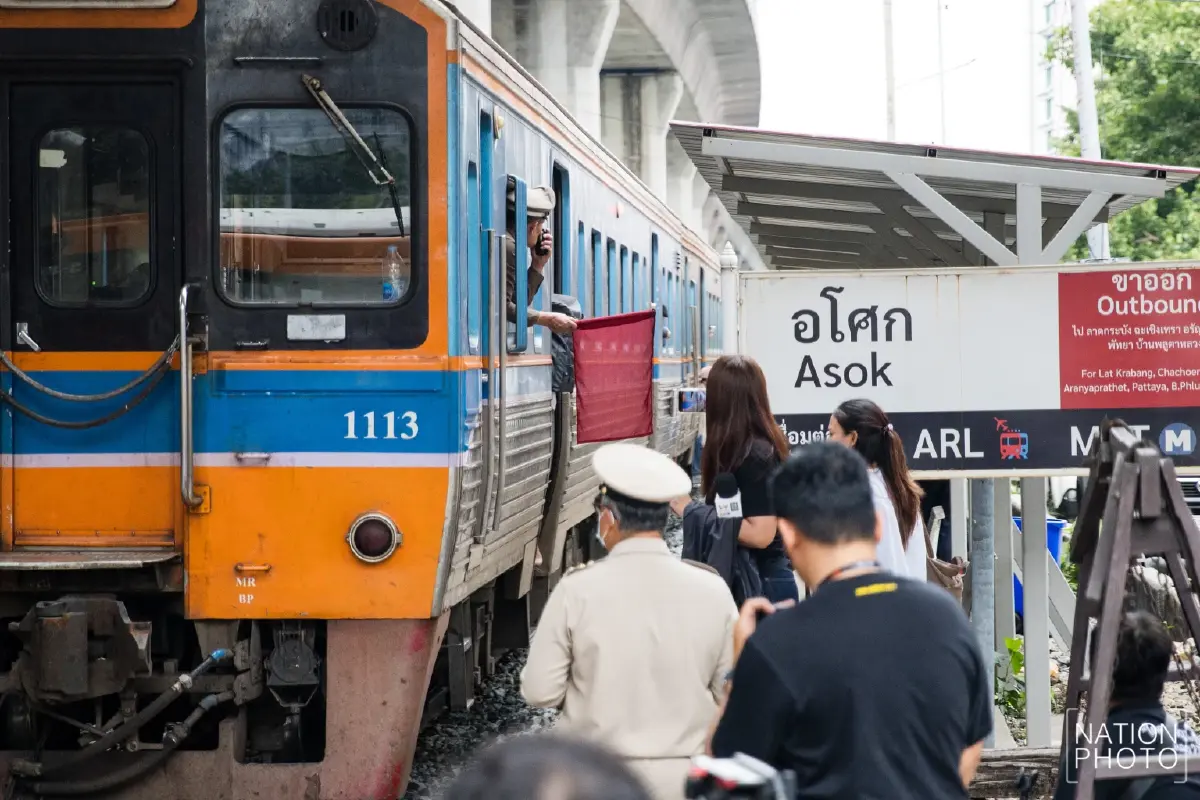 ส่อพิรุธคู่! ผลจำลองเหตุรถไฟวิ่งถึงจุดชน "มักกะสัน" แค่ 1 นาที
