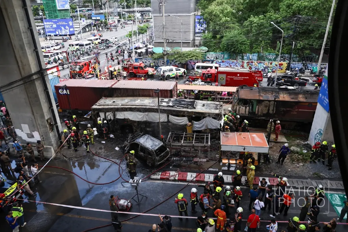สำรวจจุดอ่อน จุดตัดรางรถไฟอโศก จากบทเรียนรถไฟชนรถเมล์