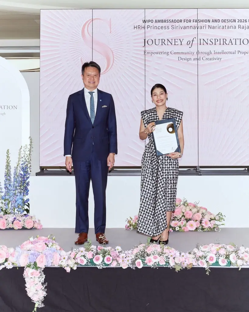 เจ้าฟ้าสิริวัณณวรี ทรงรับตำแหน่งทูตแฟชั่น WIPO พระองค์แรก