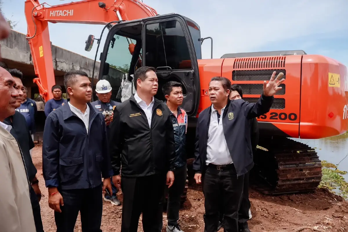“สรรเพชญ” นำทีมเจ้าท่าลุยพัทลุง คิกออฟขุดลอกร่องน้ำพนางตุง