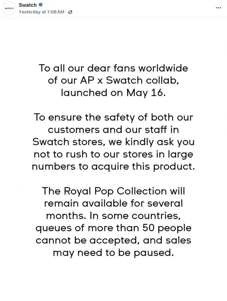 OPINION: ถอดบทเรียนดรามาระดับโลก แย่งซื้อนาฬิกา Swatch x AP "Royal Pop" มูลค่าที่แท้จริง หรือเราแค่ตกเป็นเหยื่อความกลัวตกกระแส (FOMO)?