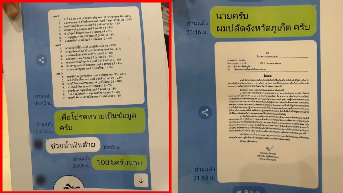 อนุทิน ลั่น "ไม่เคยช่วย" จ่อตั้ง กก.สอบแชตหลุด "ช่วยน้ำเงินด้วย"
