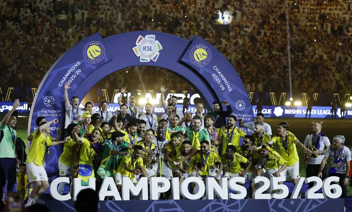 โรนัลโด้ปลดล็อก! ซัดเบิ้ลพา อัล นาสเซอร์ ทุบ ดามัค 4-1 ผงาดแชมป์ซาอุดีโปรลีกหนแรกในรอบ 7 ปี