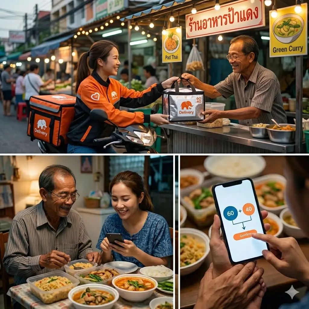 "ไทยช่วยไทย พลัส 60/40" กดสั่งเดลิเวอรีได้แล้ว เริ่มใช้สิทธิ 15 มิ.ย.นี้