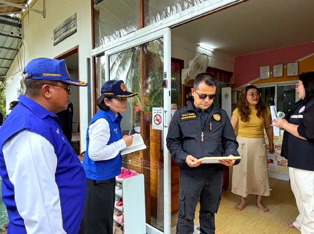 นายจักรกฤษณ์ ฝั่งชลจิตร์ รองผู้ว่าราชการจังหวัดสุราษฎร์ธานี  ลงพื้นที่เกาะพะงัน