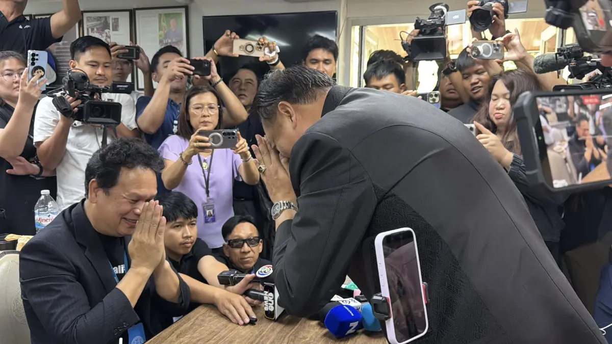 "สุชาติ" เคลียร์ใจสื่อถึงรังนกกระจอก! หลังฉุน "เดินชนไหล่นักข่าว" ปมจี้ถาม "สินบนกรมควบคุมมลพิษ"