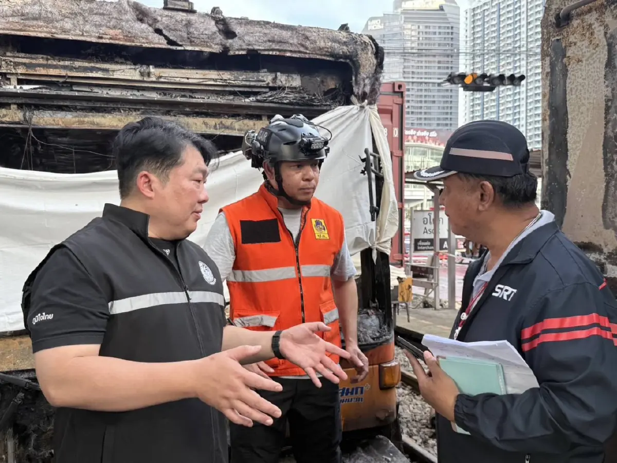 ปภ.พร้อมสนับสนุนมาตรการปลอดภัยทางถนนเหตุรถไฟชนรถเมล์