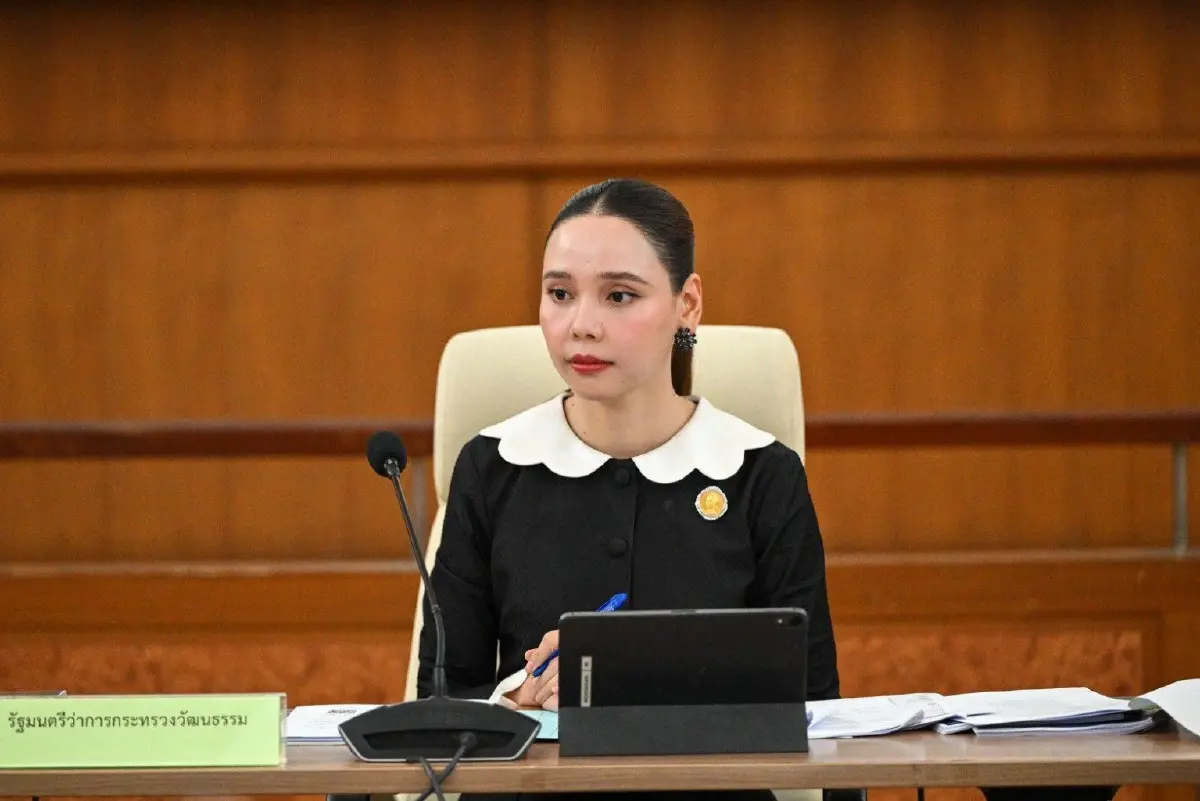  นางสาวซาบีดา ไทยเศรษฐ์ รัฐมนตรีว่าการกระทรวงวัฒนธรรม
